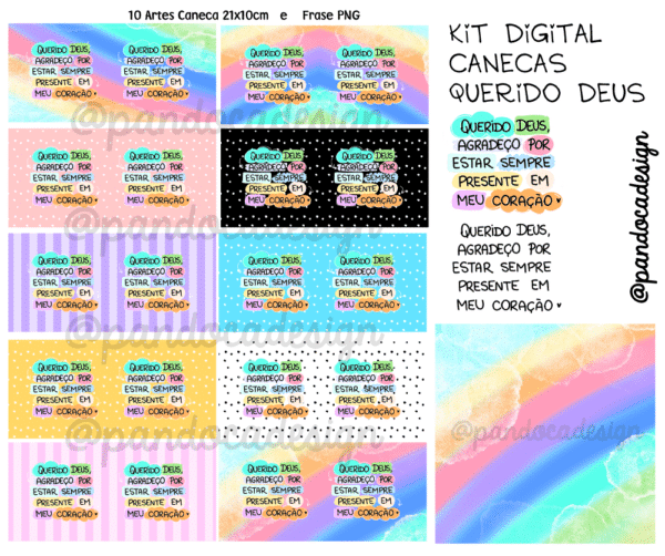 Kit Digital CANECAS - Querido Deus