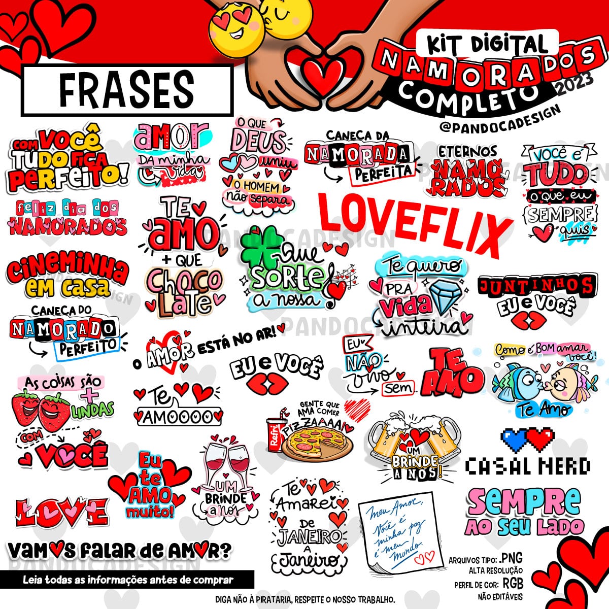 Arquivo Digital Quadro Netflix - Dia dos Namorados